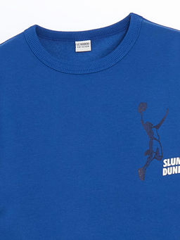 Bisiklet Yaka Erkek ?ocuk Sweatshirt