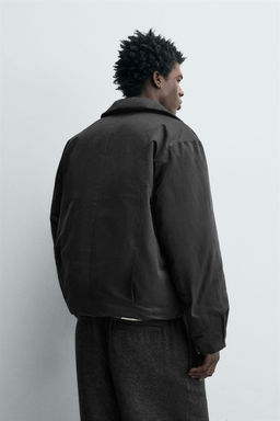 CROPPED FIT PADDED JACKET - Zara фото 3