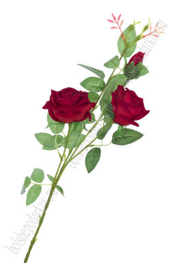 Веточка декоративная "Роза" 90 см (SF-7871) красный