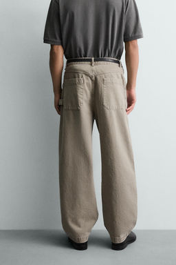 BALLOON FIT WASHED TROUSERS - Zara фото 22
