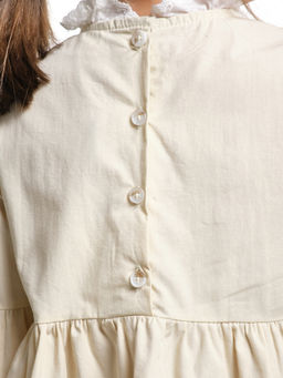 Платье для девочки UD 8070 бежевый - Mini maxi фото 7