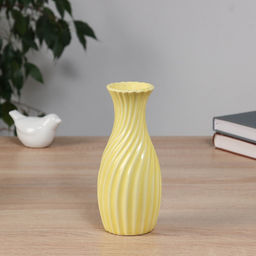Ваза Олвен, талия, 18?7.5 см, керамика, жёлтый