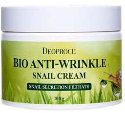DEOPROCE BIO ANTI WRINKLE SNAIL CREAM Крем для лица против морщин с муцином улитки