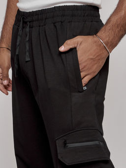 спортивные брюки 95%хлопок 5% эластан (двухслойная нить),Турция, черного цвета - Mtforce фото 13