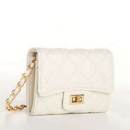 Сумка женская, мессенджер на магните, цвет белый - Simaland фото 3