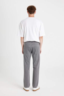 Джинсовые брюки прямого кроя Sergio стандартной посадки с нормальной талией - Defacto фото 5