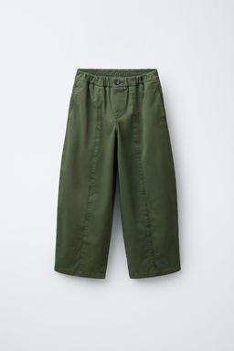 BALLOON TROUSERS WITH SEAM DETAIL - Zara фото 7