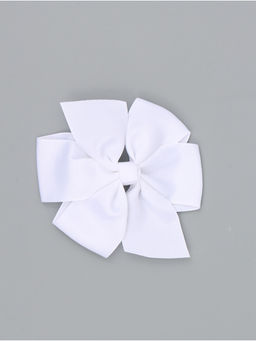 Бант для волос на заколке белый, Принцессы