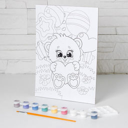 Картина по номерам Мишутка 20 28,5 см - Школа талантов фото 3