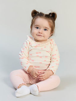 Bisiklet Yaka K?z Bebek ??t??tl? Body ve Tayt