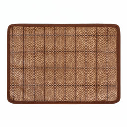 Коврик для отдыха животных, двусторонний (флис+ротанг), 40 х 30 см,бежевый - Пижон фото 5