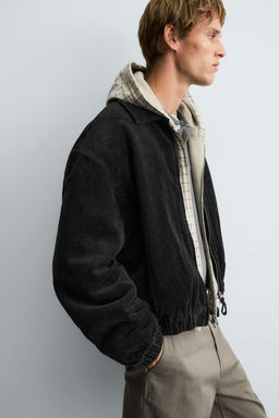 RELAXED FIT CORDUROY JACKET - Zara фото 6