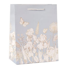 Цена за 12 шт. Пакет подарочный 18x23x10см Цветы / 5306M /уп 12/720/ - Галеонтрейд фото 3