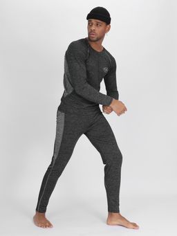 Комплект мужского термобелья без начеса темно-серого цвета 2211TC - FUYOUKAI фото 9