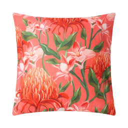 Наволочка декоративная ЭтельЦветы 40х40 см, полиэстер, велюр