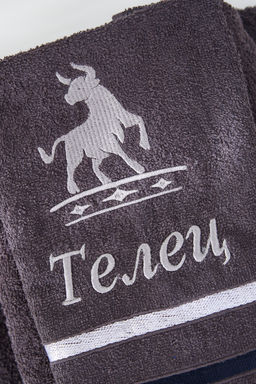 14418/10 Знаки зодиака полотенце махровое плотность 350гр