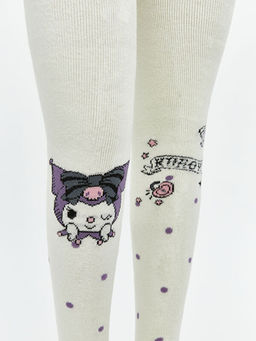 Kuromi Desenli K?z ?ocuk Havlu K?lotlu ?orap