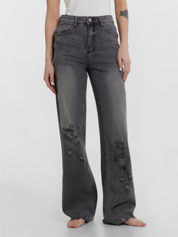 Джинсы женские Mark Formelle из хлопка серые фото 2