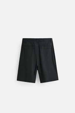 LINEN/VISCOSE OVERSIZE BERMUDA SHORTS - Zara фото 16
