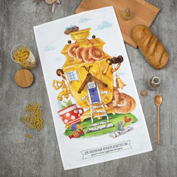 Полотенце Этель Душистый чай 40х73 см, 100% хлопок, саржа 190 гр/м2