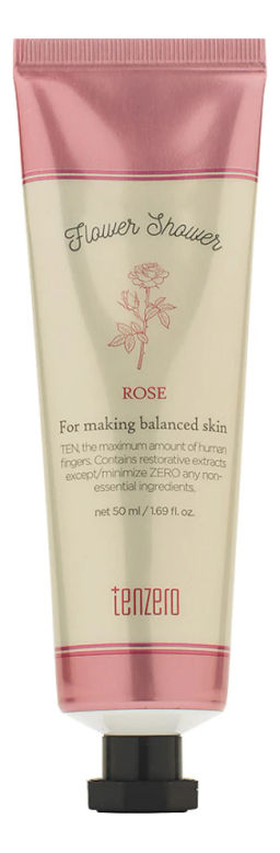 Крем для рук и ногтей с ароматом розы - Flower Shower Hand & Nail Cream Rose, 50мл