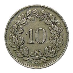 10 раппенов 1943 года Швейцария