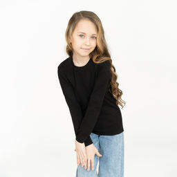 Джемпер детский черный 698/1 (152, 80)