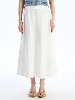 Beli Lastikli Loose Fit Etek