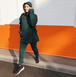 Футер 3х нитка с НАЧЕСОМ Костюм оверсайз - Knitka wear фото 10