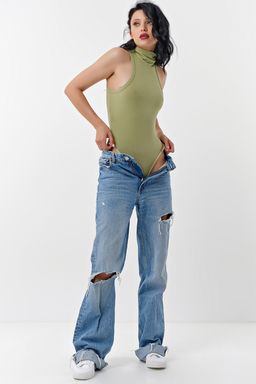 Боди трикотажное серо-голубое - Fly фото 15