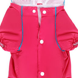 Комбинезон для собак, демисезонный с сумкой, размер L (ДС 33, Ог 45, ОШ 30 см), розовый - Simaland фото 12