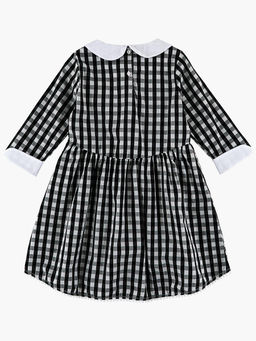 Платье для девочки в клетку UD 2676 синий - Mini maxi фото 7