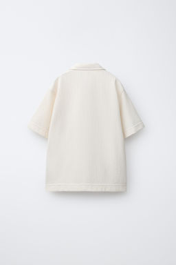 CAMISA TEXTURA R?STICA / Crudo