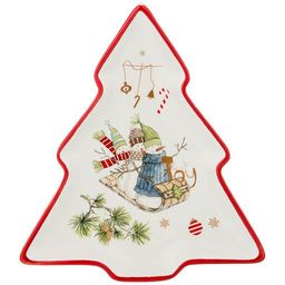 БЛЮДО ЗИМНЯЯ ЗАБАВА 23*20*2 СМ.