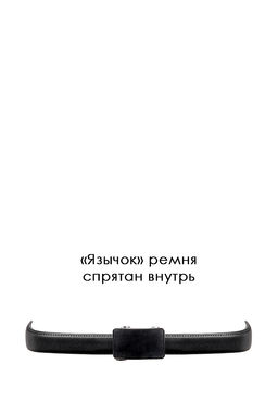 Ремень кожаный мужской CARPENTER Crt48/A гладк.т.коричн  фото 3