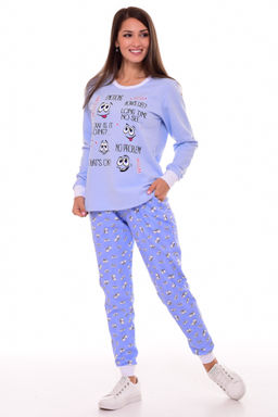 Пижама женская 1-174б (лазурь)