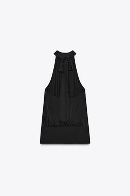 SATIN HALTER TOP - Zara фото 7