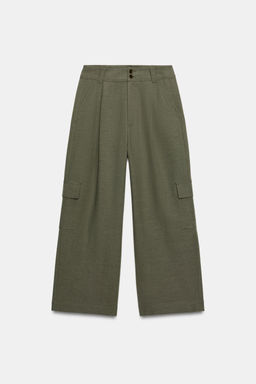 PANTAL?N CARGO RECTO / Khaki - Zara фото 4