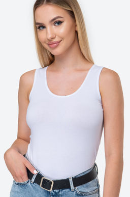 Женская майка из хлопка с добавлением эластана Happy Fox  фото 14