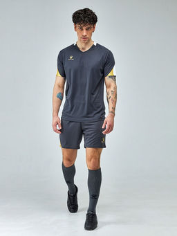 Футбольная форма KELME Short-Sleeved Football Suit Dark Grey