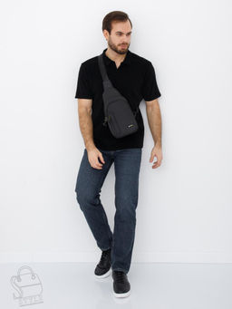 Рюкзак мужской текстильный 82057 black Aotian