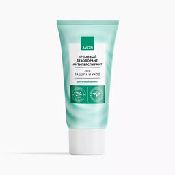 Кремовый дезодорант-антиперспирант 2 в 1: защита и уход. Цветочный аромат, 50 мл