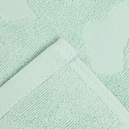 Полотенце махровое жаккардовое LoveLife Flowers 50х90 см, цвет мятный, 100% хл, 500 гр/м2  фото 4