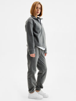 Костюм женский (анорак, брюки) MINAKU: Fleece Soft, размер 48, графит