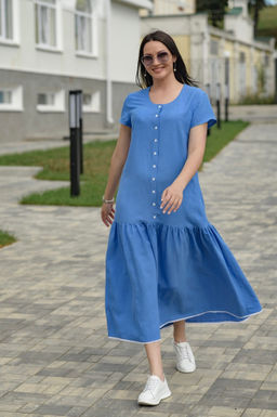 Платье  70% лен+30% вискоза