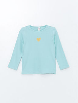 Bisiklet Yaka K?z ?ocuk Ti??rt