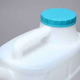 Канистра пищевая «Бочонок», 15 л, горловина 11.4 см, пластиковая, белая