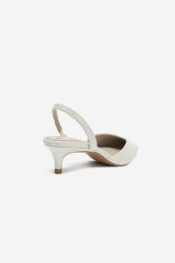ZAPATO KITTEN PIEL - THE ITEM ZARA WOMAN / blanco  фото 8