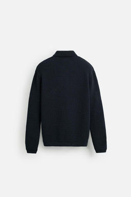 PURL KNIT POLO SHIRT - Zara фото 8