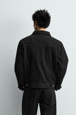 LIMITED EDITION CROPPED FIT DENIM JACKET - Zara фото 3